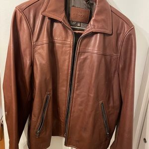 Coach Large Men’s Leather Jacket